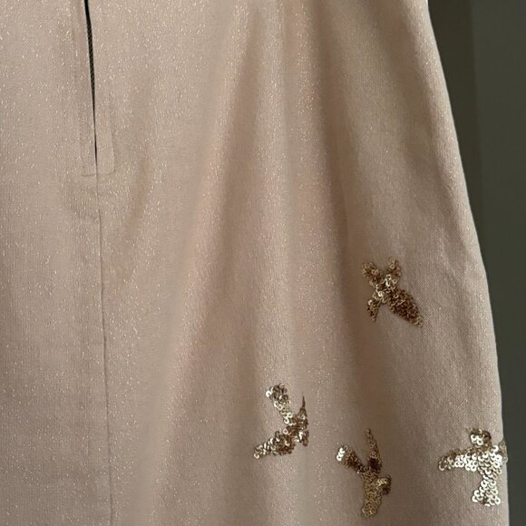 Anthropologie Leifnotes Migration Sequin Birds Skirt (size 12) - Picture 3 of 5